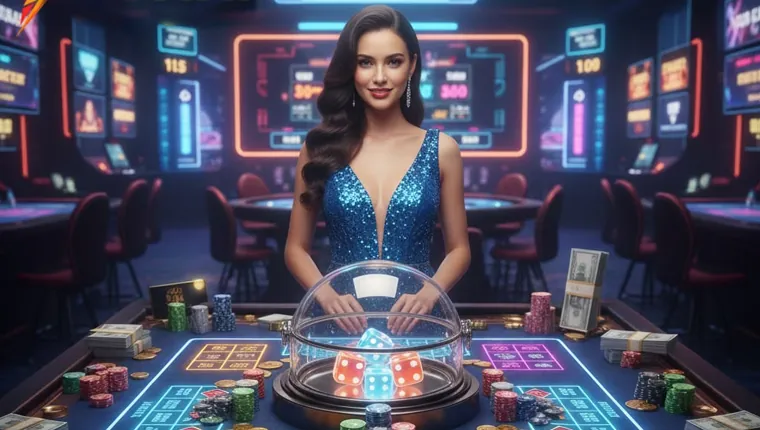 A regal casino interior, symbolizing the Queen Kingph experience at King PH Casino.